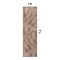 World Rug Gallery Distressed Palm Leaves Textured Flat Weave Indoor/Outdoor Area Rug 2' x 7' Brown 114BROWN2X7 - alternate 2